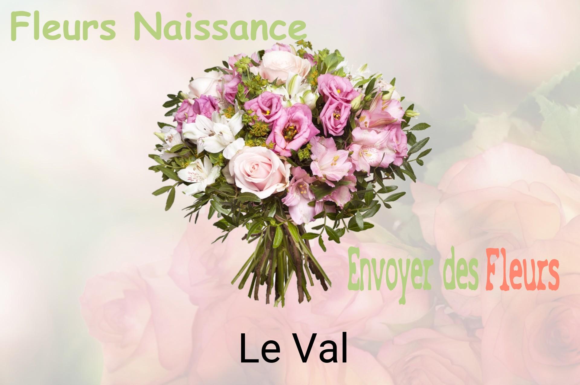 Bouquet de fleurs de naissance livré à Le Val