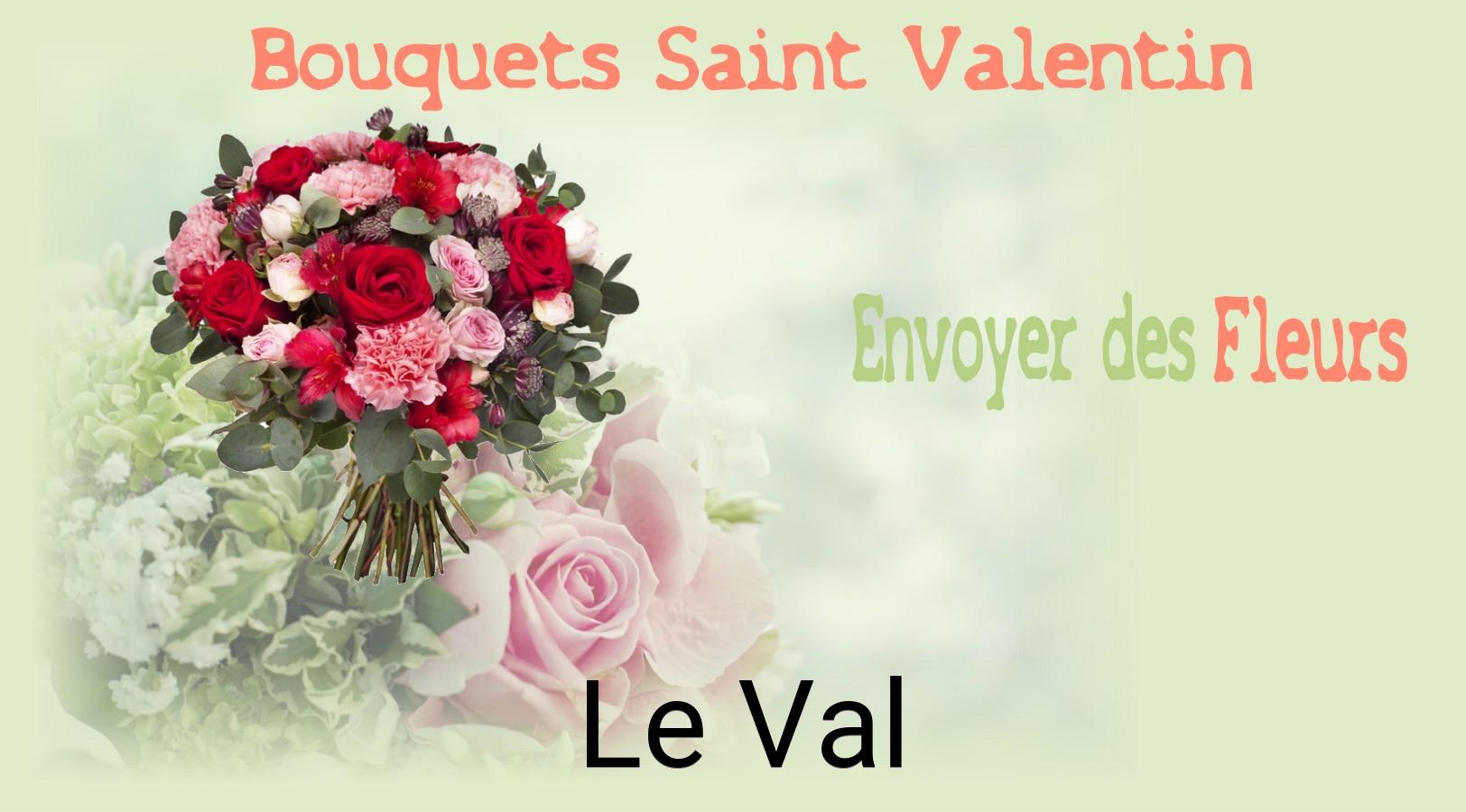 Roses de Saint-Valentin livrées à Le Val